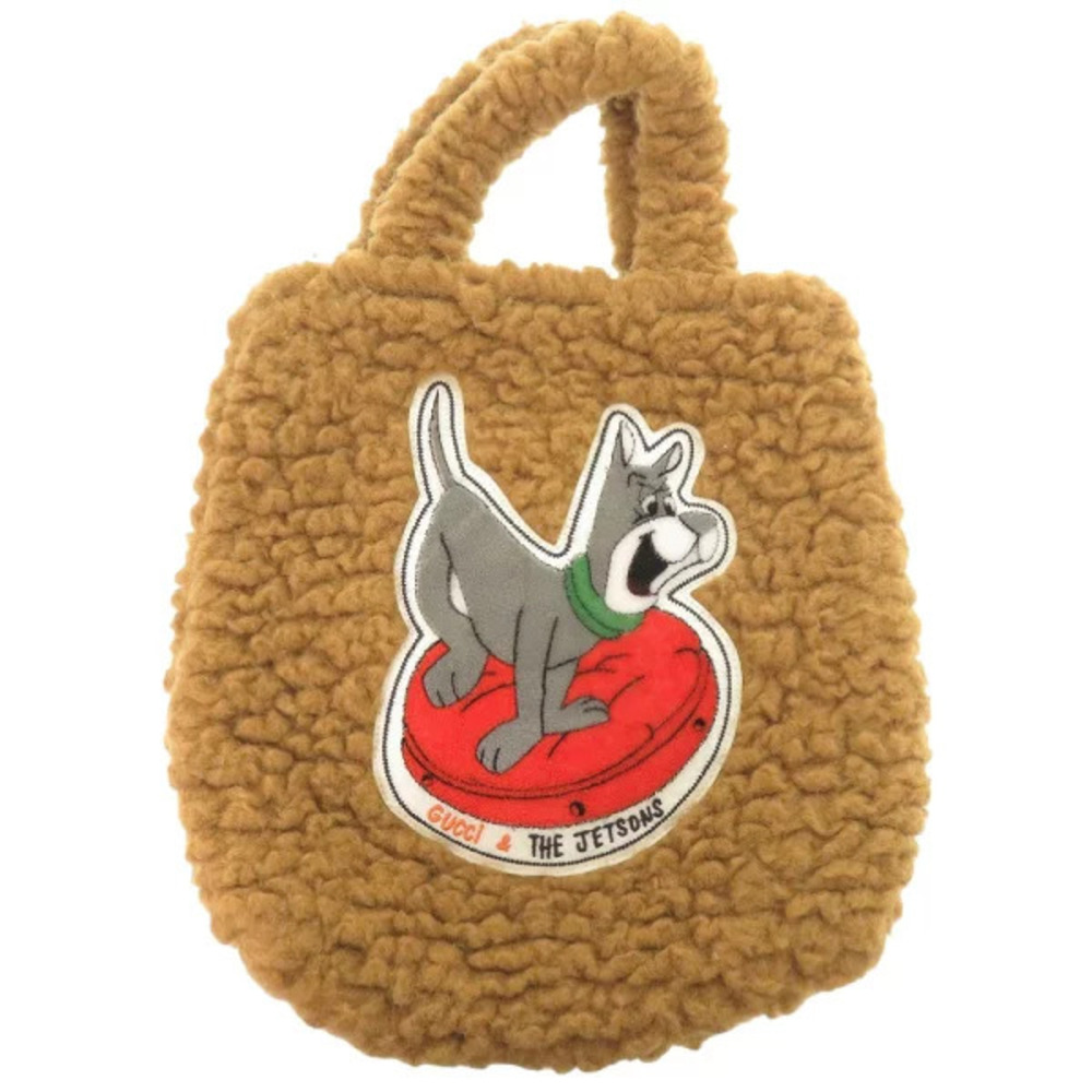 Gucci The Jetsons Astro Wool Brown Handbag